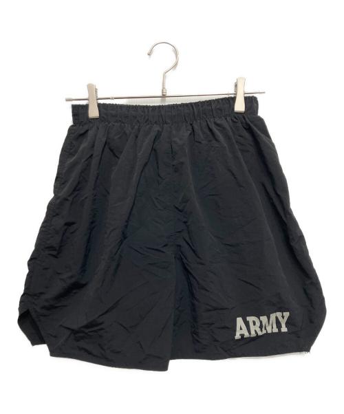 US ARMY（ユーエスアーミー）US ARMY (ユーエスアーミー) PFUトレーニングショーツ ブラック サイズ:Mの古着・服飾アイテム