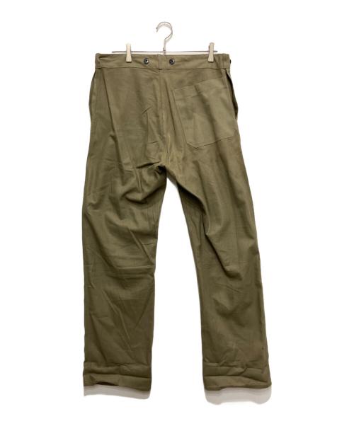 EURO MILITARY（ユーロミリタリー）EURO MILITARY (ユーロミリタリー) ワークパンツ カーキ サイズ:50の古着・服飾アイテム