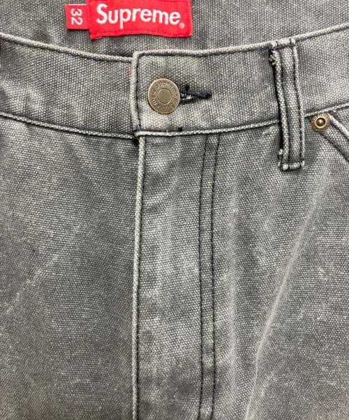 SUPREME（シュプリーム）SUPREME (シュプリーム) Canvas Double Knee Painter Pant（キャンバス ダブル ニー ペインター パンツ） グレー サイズ:32の古着・服飾アイテム
