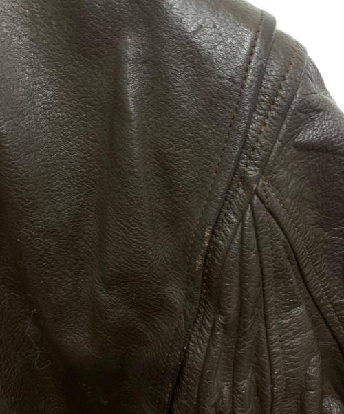 U'S NAVY（ユーエスネイビー）U'S NAVY (ユーエスネイビー) G-1フライトジャケット ブラウン サイズ:40の古着・服飾アイテム