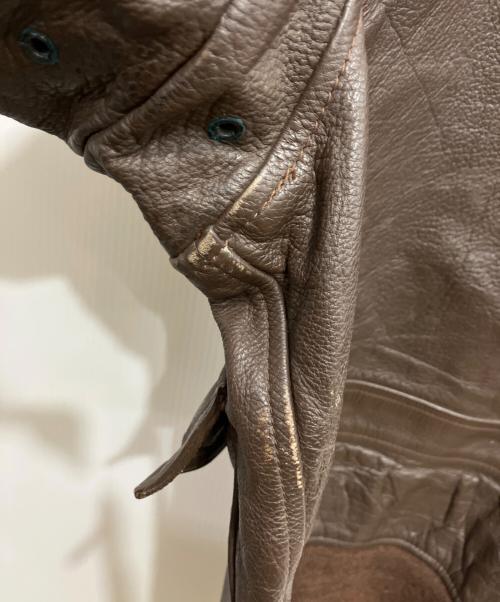 U'S NAVY（ユーエスネイビー）U'S NAVY (ユーエスネイビー) G-1フライトジャケット ブラウン サイズ:40の古着・服飾アイテム