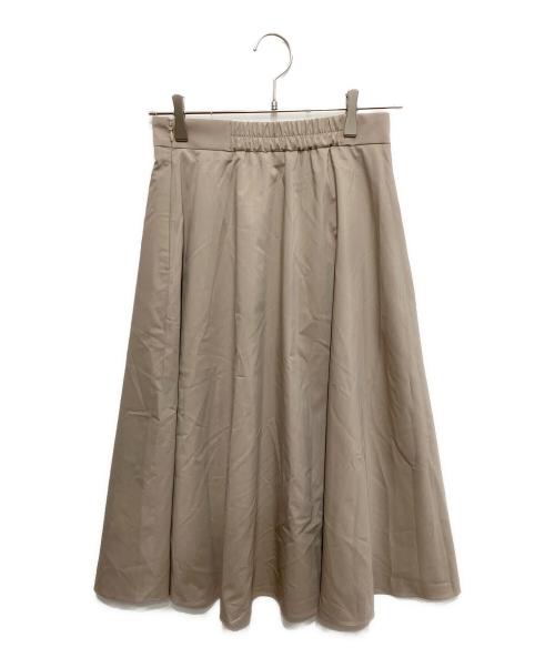BLUE LABEL CRESTBRIDGE（ブルーレーベルクレストブリッジ）BLUE LABEL CRESTBRIDGE (ブルーレーベルクレストブリッジ) ウォッシャブルストレッチマリンスカート ベージュ サイズ:36の古着・服飾アイテム
