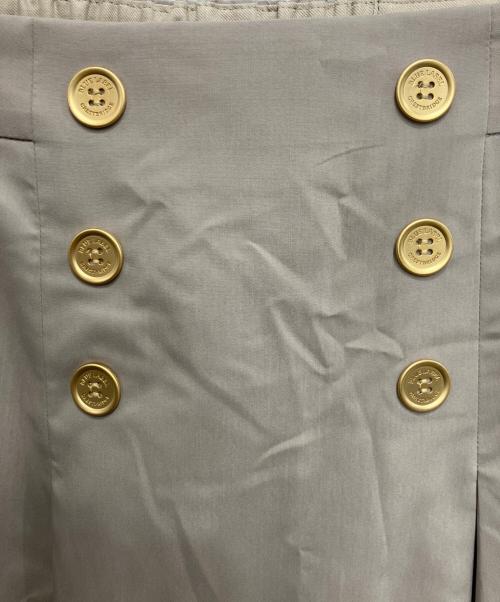 BLUE LABEL CRESTBRIDGE（ブルーレーベルクレストブリッジ）BLUE LABEL CRESTBRIDGE (ブルーレーベルクレストブリッジ) ウォッシャブルストレッチマリンスカート ベージュ サイズ:36の古着・服飾アイテム