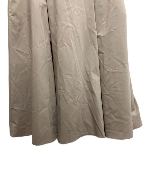 BLUE LABEL CRESTBRIDGE（ブルーレーベルクレストブリッジ）BLUE LABEL CRESTBRIDGE (ブルーレーベルクレストブリッジ) ウォッシャブルストレッチマリンスカート ベージュ サイズ:36の古着・服飾アイテム