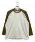 DAIWA（ダイワ）の古着「GLR 合繊 ラグラン Tシャツ」｜グリーン×ホワイト