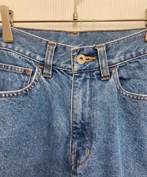 ATTISESSION（アティセッション）ATTISESSION (アティセッション) ワイドストレートデニムパンツ ブルー サイズ:36の古着・服飾アイテム