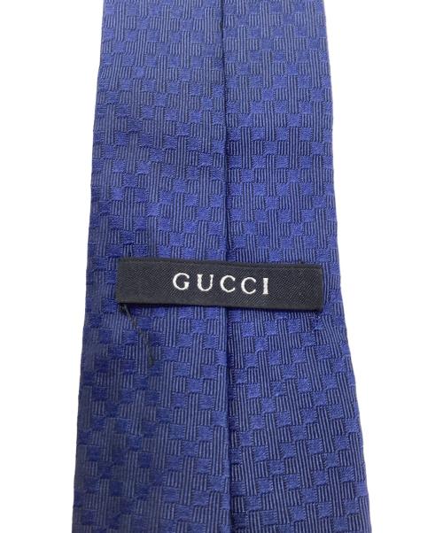 GUCCI（グッチ）GUCCI (グッチ) ネクタイ ネイビー サイズ:表記なしの古着・服飾アイテム