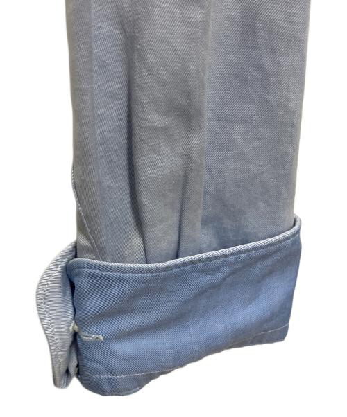 COMME des GARCONS JUNYA WATANABE MAN（コムデギャルソンジュンヤワタナベマン）COMME des GARCONS JUNYA WATANABE MAN (コム デ ギャルソン ジュンヤ ワタナベ マン) ステッチワークボタンダウンシャツ ブルー サイズ:XSの古着・服飾アイテム