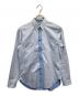 COMME des GARCONS JUNYA WATANABE MAN（コム デ ギャルソン ジュンヤ ワタナベ マン）の古着「ステッチワークボタンダウンシャツ」｜ブルー