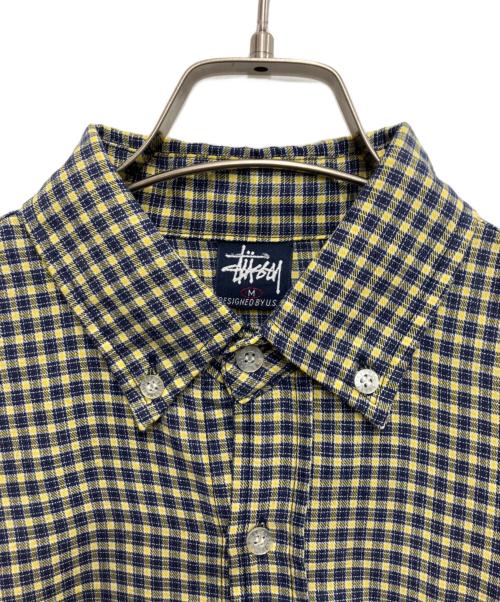 stussy（ステューシー）stussy (ステューシー) チェックBDシャツ ネイビー サイズ:Mの古着・服飾アイテム