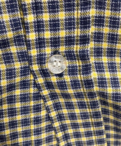 stussy（ステューシー）stussy (ステューシー) チェックBDシャツ ネイビー サイズ:Mの古着・服飾アイテム