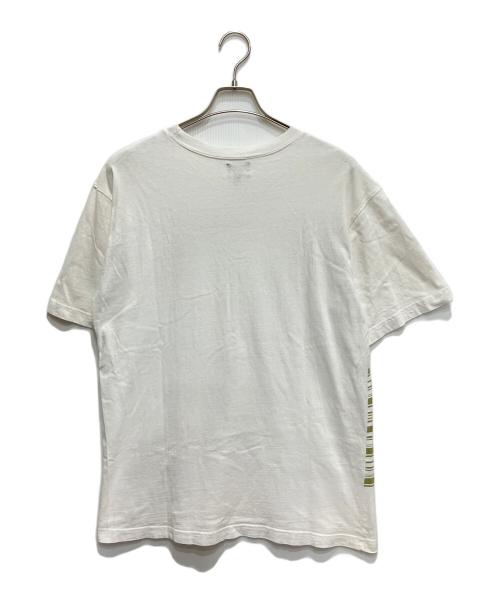 stussy（ステューシー）stussy (ステューシー) ボーダーTシャツ ホワイト サイズ:Lの古着・服飾アイテム