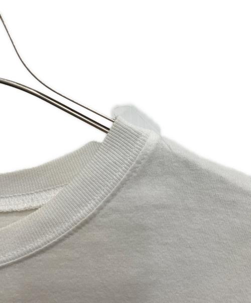 stussy（ステューシー）stussy (ステューシー) ボーダーTシャツ ホワイト サイズ:Lの古着・服飾アイテム
