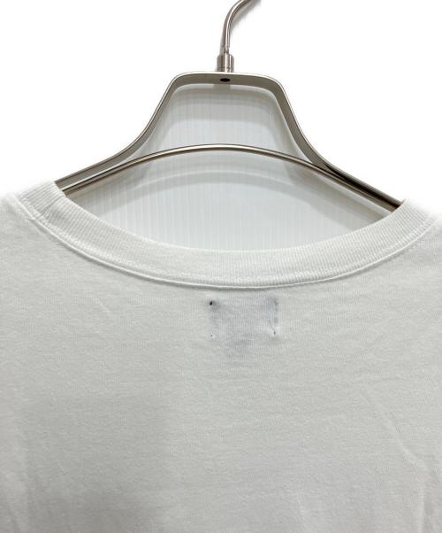 stussy（ステューシー）stussy (ステューシー) ボーダーTシャツ ホワイト サイズ:Lの古着・服飾アイテム
