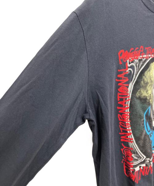 stussy（ステューシー）stussy (ステューシー) ジョージワシントン プリントカットソー ネイビー サイズ:Lの古着・服飾アイテム