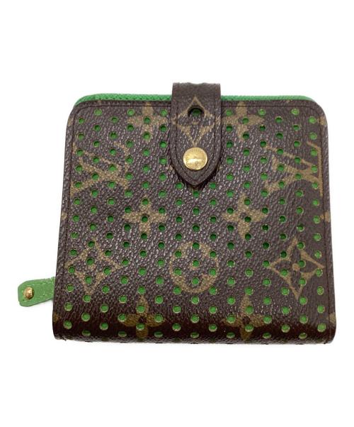 LOUIS VUITTON（ルイ ヴィトン）LOUIS VUITTON (ルイ ヴィトン) コンパクトジップ 2つ折り財布 ブラウンの古着・服飾アイテム