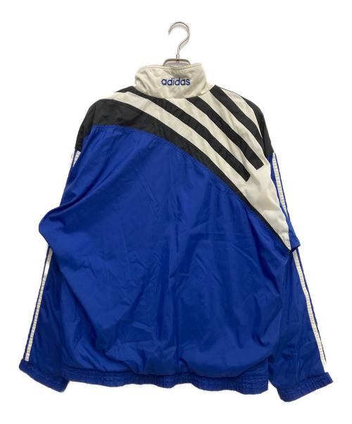 adidas（アディダス）adidas (アディダス) ナイロンジャケット ネイビー サイズ:XLの古着・服飾アイテム