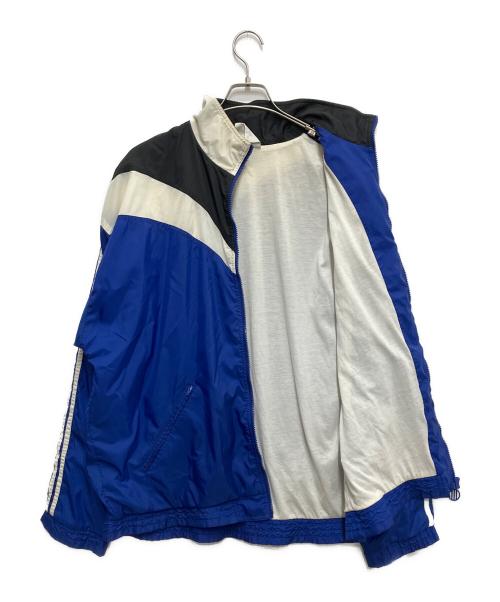 adidas（アディダス）adidas (アディダス) ナイロンジャケット ネイビー サイズ:XLの古着・服飾アイテム