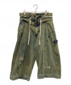 NAUTICAノーティカ）の古着「Double Waist Distressed Baggy」｜インディゴ