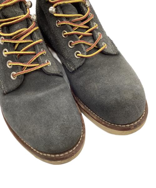 RED WING（レッドウィング）RED WING (レッドウィング) スウェードラウンドトゥブーツ グレー サイズ:23.5cmの古着・服飾アイテム