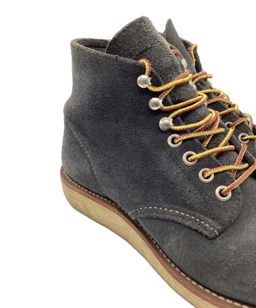 RED WING（レッドウィング）RED WING (レッドウィング) スウェードラウンドトゥブーツ グレー サイズ:23.5cmの古着・服飾アイテム