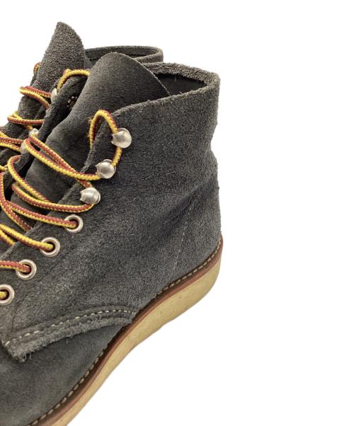 RED WING（レッドウィング）RED WING (レッドウィング) スウェードラウンドトゥブーツ グレー サイズ:23.5cmの古着・服飾アイテム