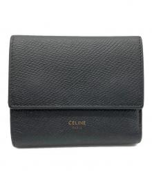 CELINE（セリーヌ）の古着「スモール トリフォールドウォレット」｜ブラック