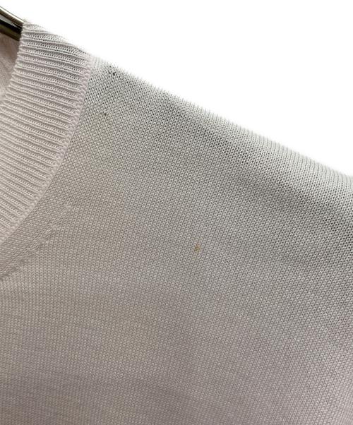 DRAWER（ドゥロワー）DRAWER (ドゥロワー) ハーフスリーブニット ピンク サイズ:1の古着・服飾アイテム