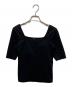 LOEFF（ロエフ）の古着「コットンリブスクエアTシャツ」｜ブラック