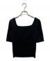 LOEFF (ロエフ) コットンリブスクエアTシャツ ブラック サイズ:不明：4000円