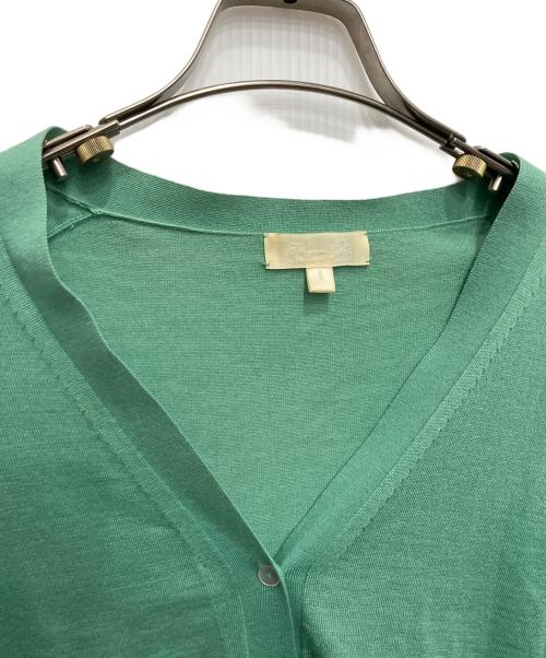 DRAWER（ドゥロワー）DRAWER (ドゥロワー) カシミヤカーディガン グリーン サイズ:1の古着・服飾アイテム