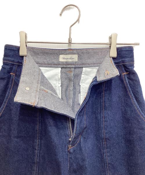 STEVEN ALAN（スティーブンアラン）STEVEN ALAN (スティーブンアラン) 13OZ デニム タルパンツ インディゴ サイズ:Sの古着・服飾アイテム