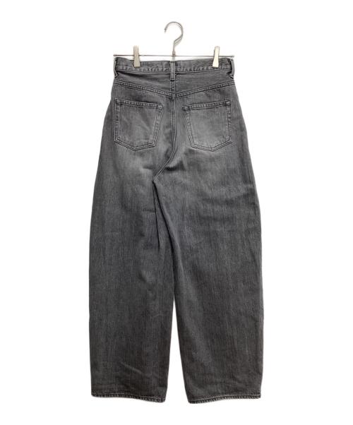 DRAWER（ドゥロワー）DRAWER (ドゥロワー) 3タックカーブデニム ブラック サイズ:34の古着・服飾アイテム