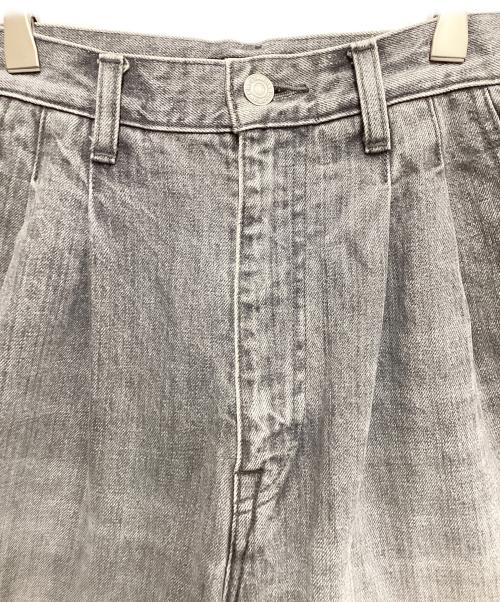 DRAWER（ドゥロワー）DRAWER (ドゥロワー) 3タックカーブデニム ブラック サイズ:34の古着・服飾アイテム