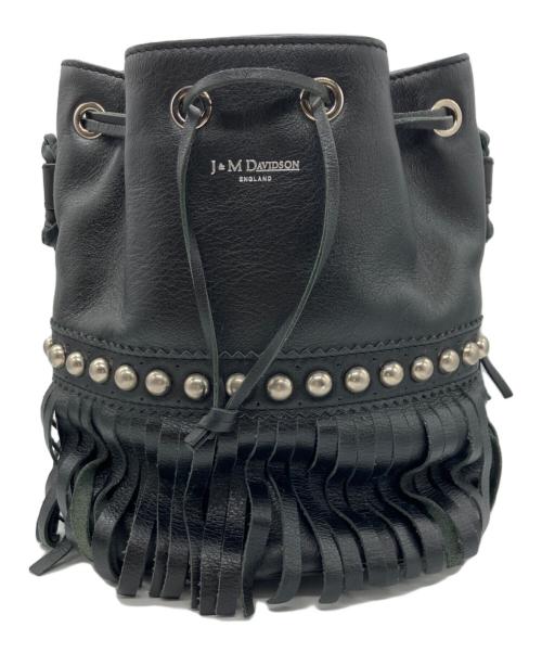 J&M DAVIDSON（ジェイ＆エム デヴィッドソン）J&M DAVIDSON (ジェイ＆エム デヴィッドソン) DRAWER (ドゥロワー) 別注カーニバル フリンジショルダーバッグ ブラックの古着・服飾アイテム