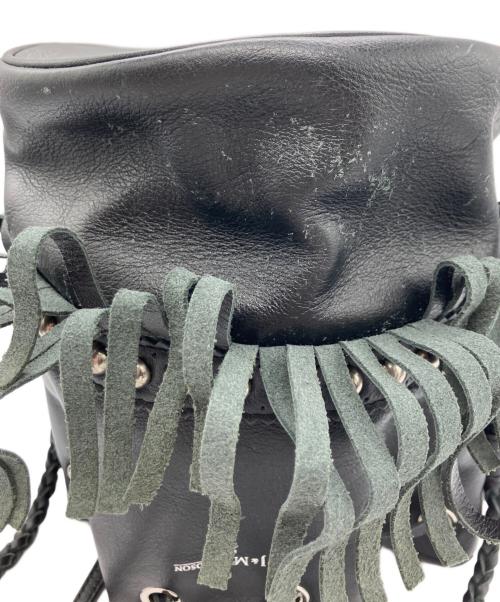 J&M DAVIDSON（ジェイ＆エム デヴィッドソン）J&M DAVIDSON (ジェイ＆エム デヴィッドソン) DRAWER (ドゥロワー) 別注カーニバル フリンジショルダーバッグ ブラックの古着・服飾アイテム