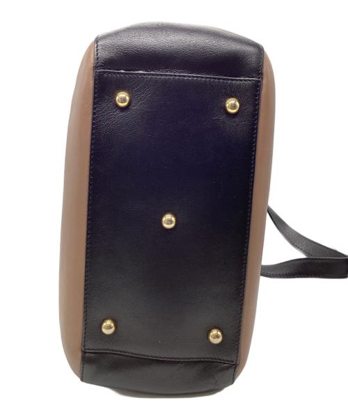 J&M DAVIDSON（ジェイ＆エム デヴィッドソン）J&M DAVIDSON (ジェイ＆エム デヴィッドソン) 2WAYショルダーバッグ ブラウン×ブラックの古着・服飾アイテム