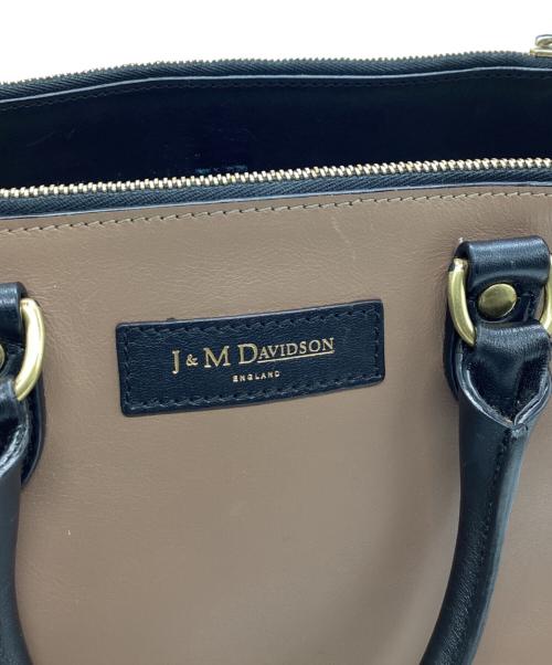 J&M DAVIDSON（ジェイ＆エム デヴィッドソン）J&M DAVIDSON (ジェイ＆エム デヴィッドソン) 2WAYショルダーバッグ ブラウン×ブラックの古着・服飾アイテム