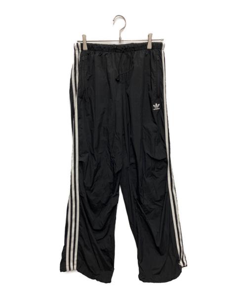 adidas Originals（アディダスオリジナル）adidas Originals (アディダスオリジナル) スリーストライプス ウーブン パラシュートパンツ ブラック サイズ:XLの古着・服飾アイテム