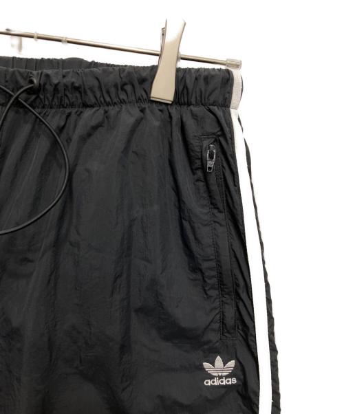 adidas Originals（アディダスオリジナル）adidas Originals (アディダスオリジナル) スリーストライプス ウーブン パラシュートパンツ ブラック サイズ:XLの古着・服飾アイテム