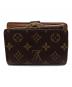 LOUIS VUITTON (ルイ ヴィトン) ポルトモネ・ビエ・ヴィエノワ ブラウン：6000円