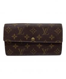 LOUIS VUITTON（ルイ ヴィトン）の古着「長財布」｜ブラウン