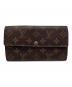 LOUIS VUITTON（ルイ ヴィトン）の古着「長財布」｜ブラウン