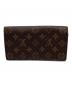LOUIS VUITTON (ルイ ヴィトン) 長財布 ブラウン：8000円