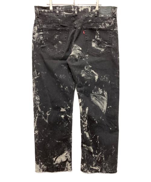 LEVI'S（リーバイス）LEVI'S (リーバイス) 569加工デニムパンツ ブラック サイズ:W38の古着・服飾アイテム