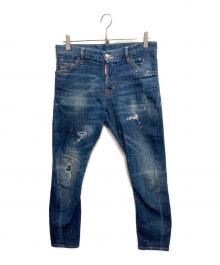 DSQUARED2（ディースクエアード）の古着「SEXY TWIST JEANデニムパンツ」｜ブルー