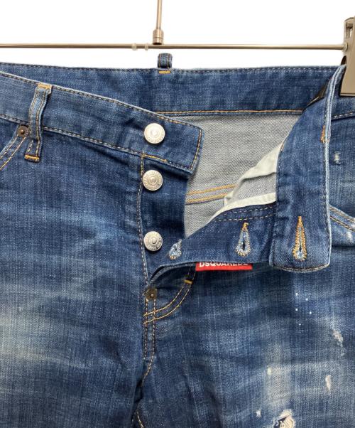 DSQUARED2（ディースクエアード）DSQUARED2 (ディースクエアード) SEXY TWIST JEANデニムパンツ ブルー サイズ:44の古着・服飾アイテム