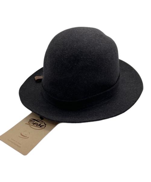 Tesi（テシ）Tesi (テシ) フェルトハット ブラック サイズ:60の古着・服飾アイテム