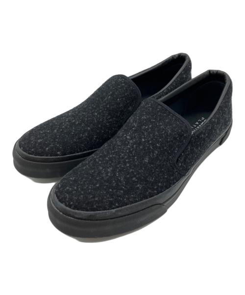 Calvin Klein platinum（カルバンクラインプラチナム）Calvin Klein platinum (カルバンクラインプラチナム) スリッポン ブラック サイズ:Lの古着・服飾アイテム