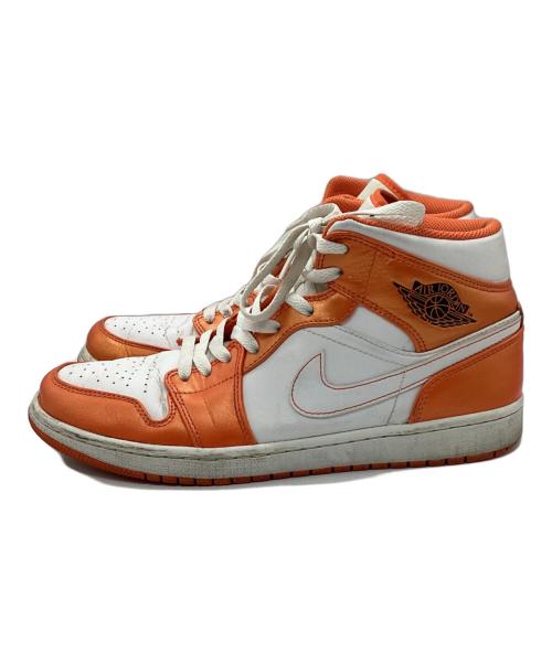 NIKE（ナイキ）NIKE (ナイキ) AIR JORDAN 1 MID オレンジ サイズ:28cmの古着・服飾アイテム